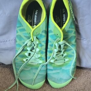 Merrell Women's Athletic Shoes - Aqua and Lime